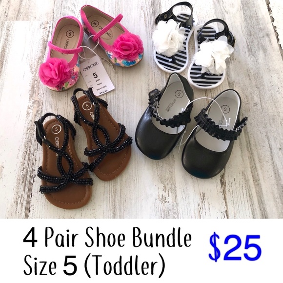 Other - 📦‼️4 Pairs, Girl’s Size 5 (Toddler) Shoes